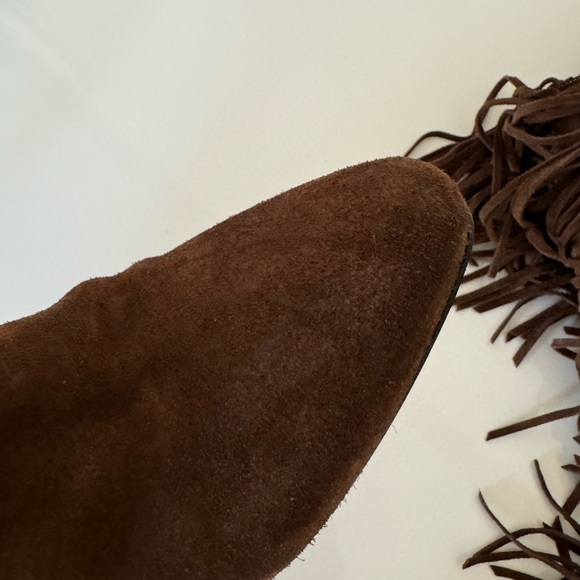 Saint Laurent fringe suede boots - Picture 11 of 12